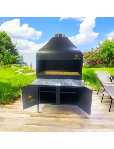 KROMAT SİYAH SAFİR BARBEKÜ SETİ TAM OPTİMİZE DİZAYN KEBAP OCAĞI MANGALI SAFİR ENDÜSTRİYEL