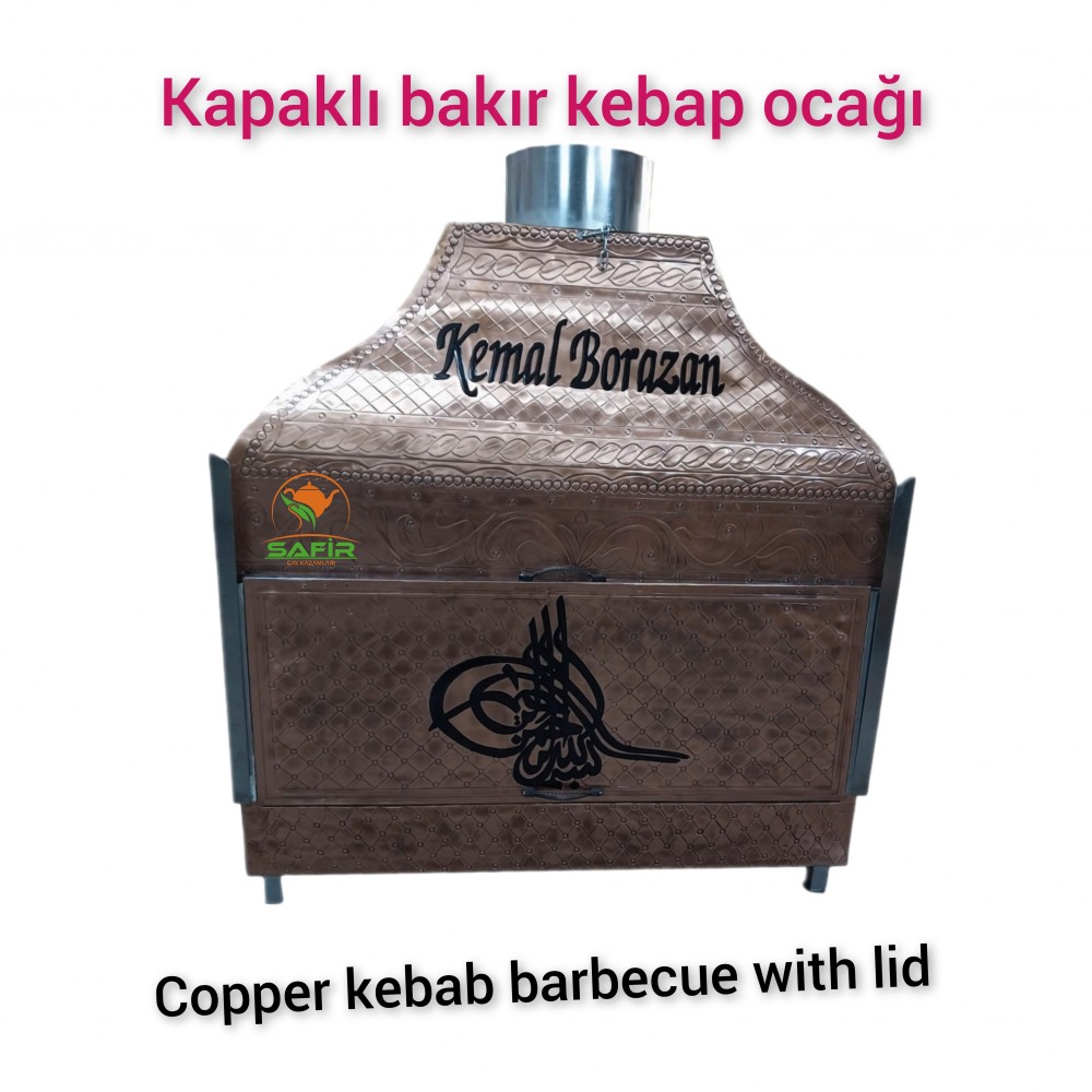 Bakır Kapaklı kapalı Kasa Ocakbaşı - Mangalbaşı Bakır Köfte Ocağı - Kapalı Kasa Ocakbaşı Bakır Barbekü Mangal Kebap Ocağı, Kapalı kasa kapaklı Ocakbaşı Mangal BBQ GRILL SAFİR BARBEKÜ