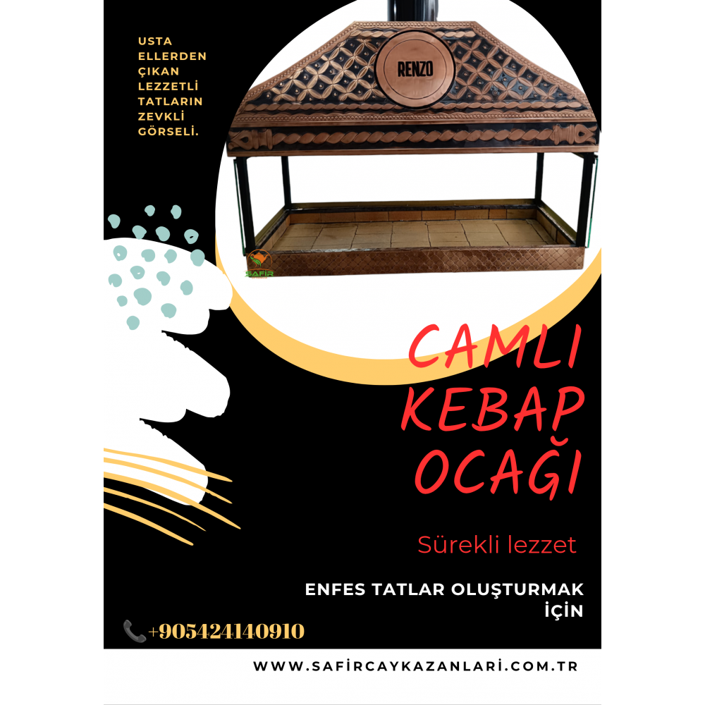 CAMLI KASA BAKIR OCAKBAŞI - OCAKBAŞI MANGAL IZGARA BARBEKÜ BBQ SAFİR KEBAP OCAĞI MANGALI