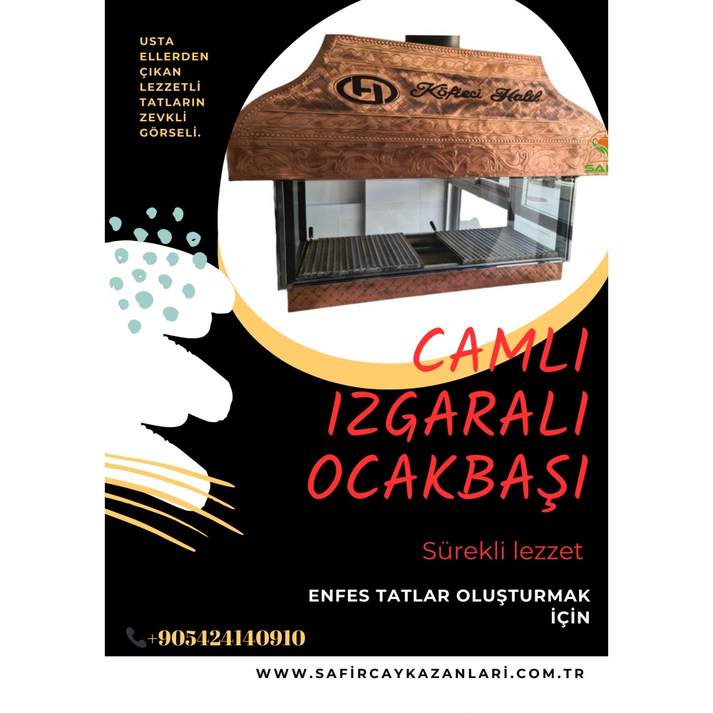 IZGARALI CAMLI KASA OCAKBAŞI - MANGALBAŞI BAKIR KÖFTE OCAĞI IZGARASI - MANGAL KEBAP OCAĞI , MANGAL DAVLUMBAZ IZGARA CAMLI KASA BAKIR OCAKBAŞI - SAFİR IZGARALI CAMLI KEBAP OCAĞI MANGALI