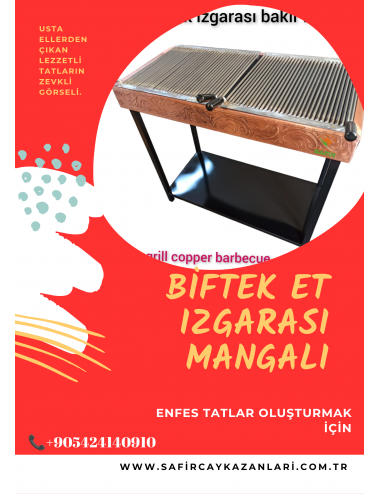AYAKLI BAKIR MANGAL - KAPAKLI BAKIR MANGAL - ET IZGARA MANGALI – BİFTEK IZGARA MANGALI - KÖFTE MANGALI - Steakhouse bbq