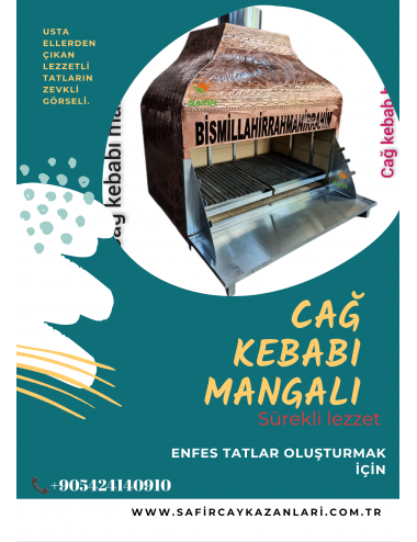 CAĞ KEBABI OCAĞI , BAKIR CAĞ KEBABI MANGAL OCAĞI , CAĞ KEBABI MANGALI , ERZURUM CAĞ KEBABI OCAĞI . CAĞ KEBABBI ŞİŞİ DAHİL - SAFİR ENDÜSTRİYEL