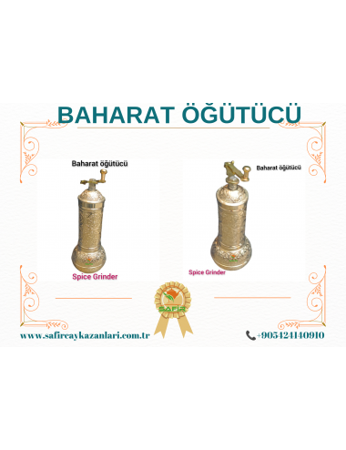 SAFİR KAHVE DEĞİRMENİ BAHARAT DEĞİRMENİ KAHVE VE BAHARAT ÖĞÜTÜCÜ BEYAZ DÖKÜM