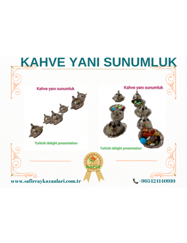 LOKUMLUK KAHVE YANI SUNUMLUK LOKUMLUK ŞEKERLİK 6 ADET KAPAKLI DÖKÜM KAHVE YANI SUNUMLUĞU