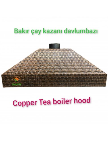 BAKIR DAVLUMBAZ ANTİK BAKIR DAVLUMBAZ 80 CM SAFİR YILDIZ MODEL ÇAY KAZANI İÇİN BAKIR DAVLUMBAZ