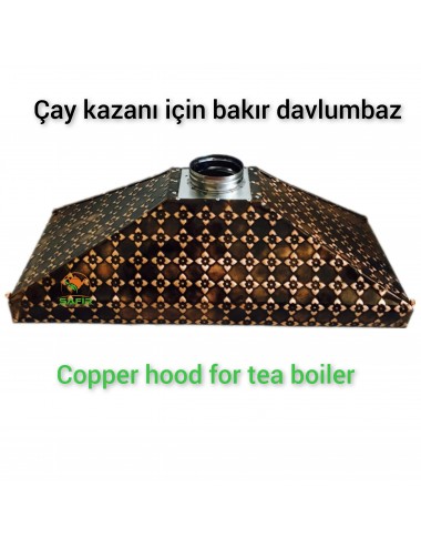 BAKIR DAVLUMBAZ ANTİK BAKIR DAVLUMBAZ 150 CM SAFİR YILDIZ MODEL ÇAY KAZANI İÇİN BAKIR DAVLUMBAZ