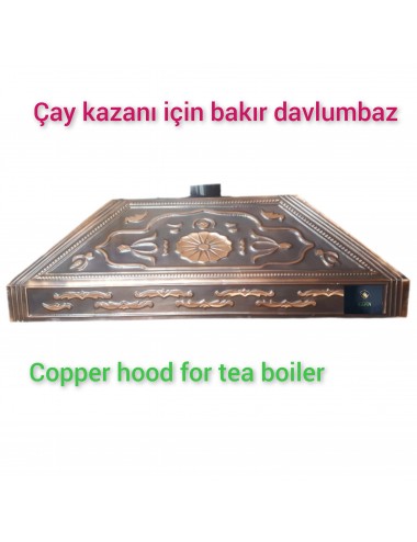 BAKIR DAVLUMBAZ ANTİK BAKIR DAVLUMBAZ 100 CM SAFİR KLASİK MODEL ÇAY KAZANI İÇİN BAKIR DAVLUMBAZ