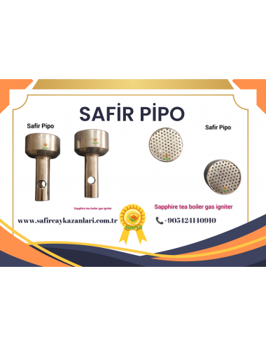 SAFİR PİPO ÇAY KAZANI KAHVE PİŞİRME GÖZÜ PİPOSU 2 ADET SETTİR.