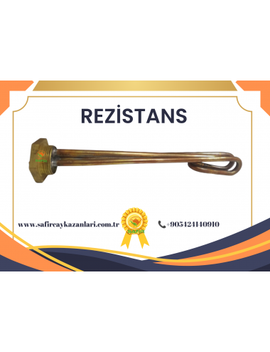 SAFİR REZSTANS KIVRIMLI KALIN DİŞ TOPUZ REZİSTANS ÇAY KAZANI REZİSTANSI