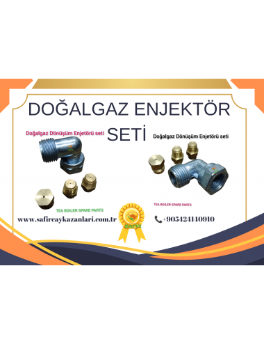 SAFİR GAZ ENJEKTÖR KİTİ ÇAY KAZANI DOĞALGAZ DÖNÜŞÜM ENJEKTÖR KİTİ DOĞALGAZ GİRİŞİ VE MEME